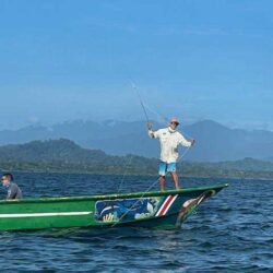 fly fishing in bay